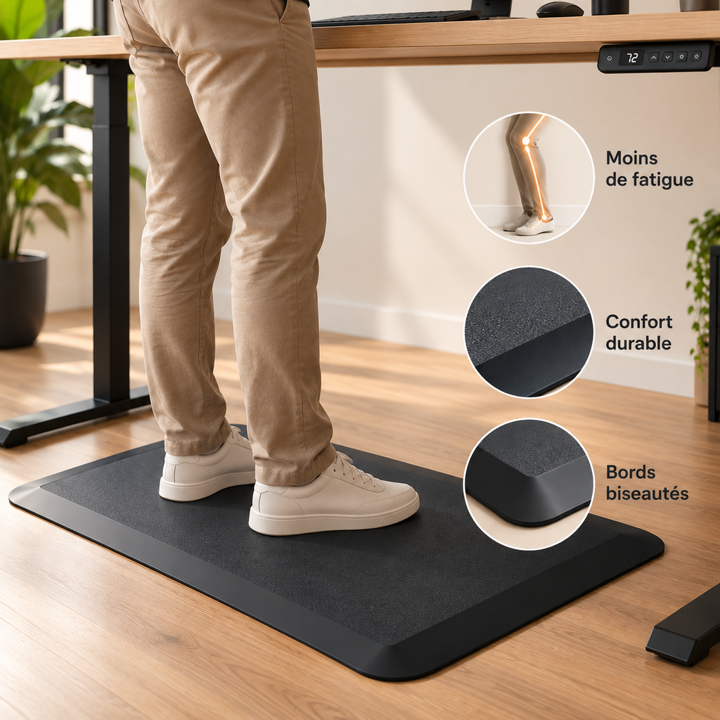 Repose-pieds ergonomique pour bureau – ANTICORA