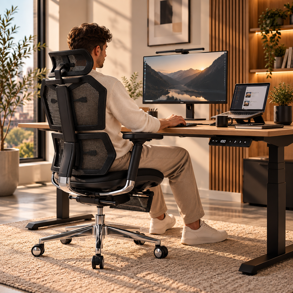 Chaise ergonomique réglable premium – ANTICORA Support